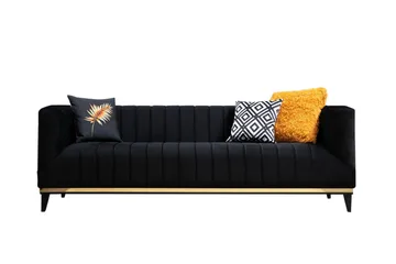 Esquimalt Soffa 3-sits - Svart - Möbler - Soffa - 3 sits soffa