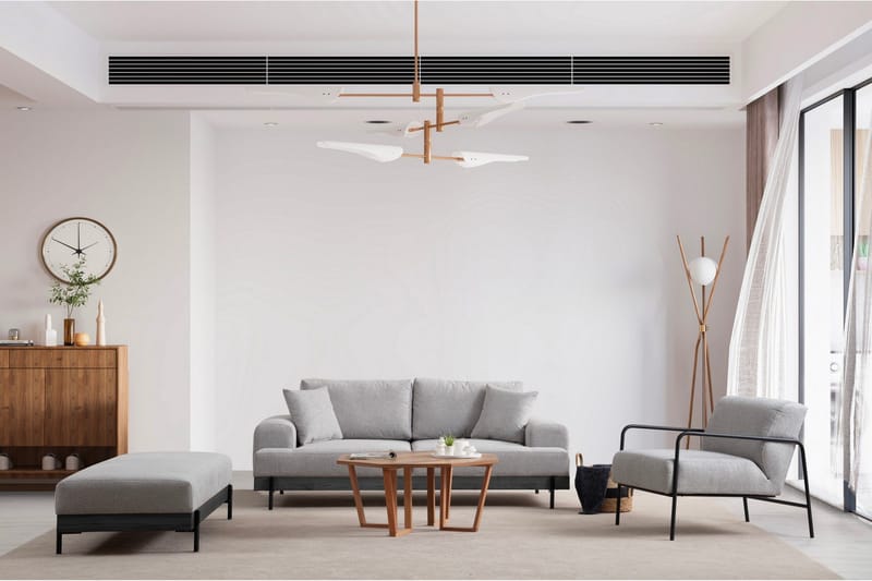 Eti Soffa 3-sits - Grå - Möbler - Soffa - 3 sits soffa