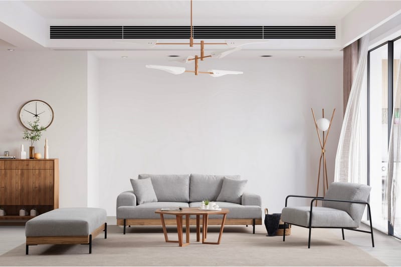 Eti Soffa 3-sits - Grå - Möbler - Soffa - 3 sits soffa