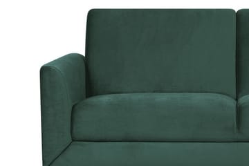 Fenes 3-sits Djup Sammetssoffa - Grön - Möbler - Soffa - 3 sits soffa
