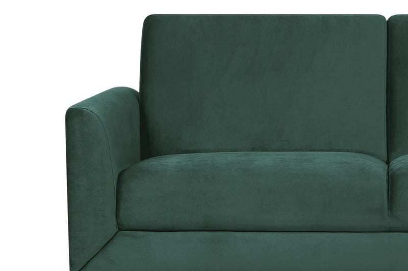 Fenes 3-sits Djup Sammetssoffa - Grön - Möbler - Soffa - 3 sits soffa
