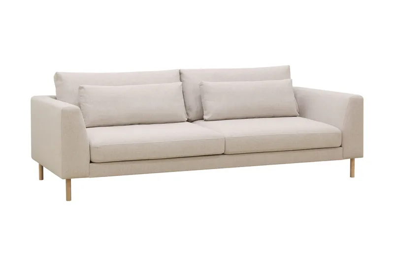 Florenz 3-sits Tygsoffa - Beige - Möbler - Soffa - 3 sits soffa