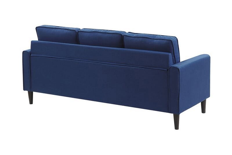 Fuimaono Soffa med Fotpall - Blå - Möbler - Soffa - 3 sits soffa