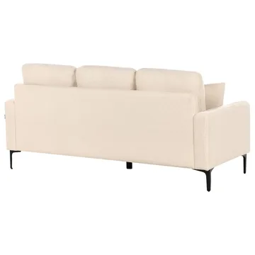 3-sits soffa Gavle - Beige, svart/Bouclé - Möbler - Soffa - 3 sits soffa