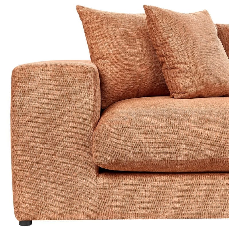 3-sits soffa Glorvika - Orange - Möbler - Soffa - 3 sits soffa