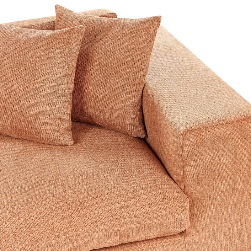 3-sits soffa Glorvika - Orange - Möbler - Soffa - 3 sits soffa