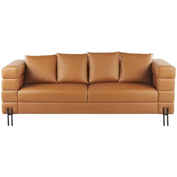 3-sits soffa Granna - Brun - Möbler - Soffa - Skinnsoffor