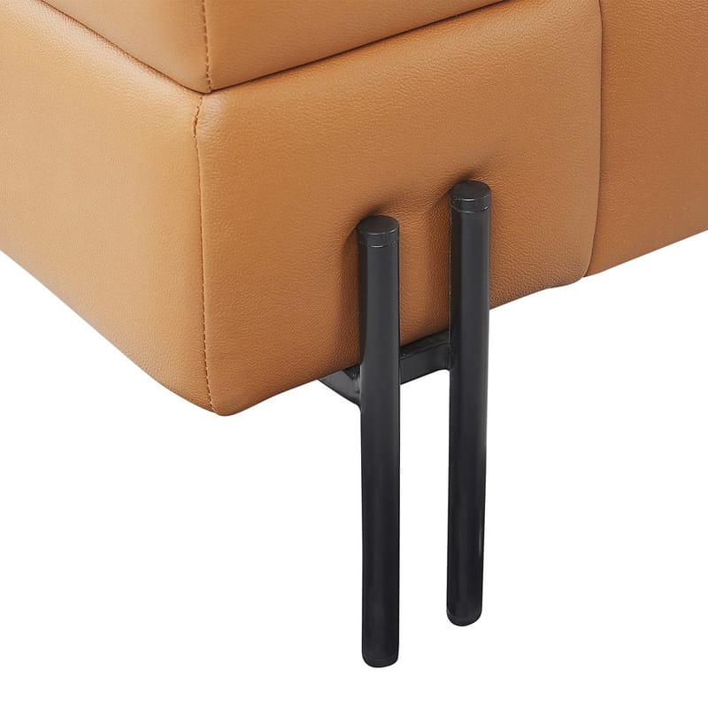 3-sits soffa Granna - Brun - Möbler - Soffa - Skinnsoffor