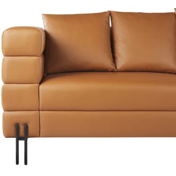 3-sits soffa Granna - Brun - Möbler - Soffa - Skinnsoffor