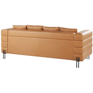3-sits soffa Granna - Brun - Möbler - Soffa - Skinnsoffor