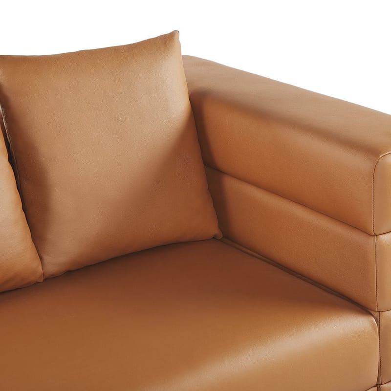 3-sits soffa Granna - Brun - Möbler - Soffa - Skinnsoffor