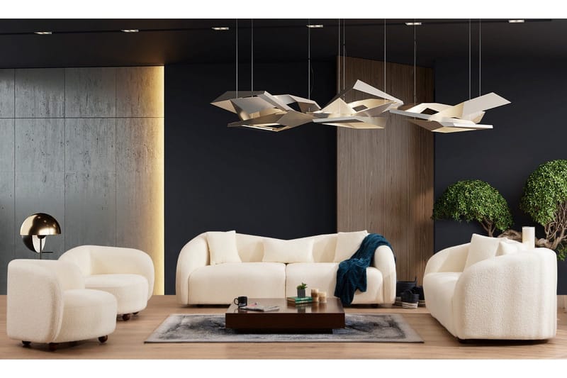 Hungirr Soffa 3-sits - Beige|Bouclé - Möbler - Soffa - 3 sits soffa