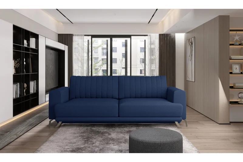 Jalissia 3-sits Soffa - Blå - Möbler - Soffa - 3 sits soffa