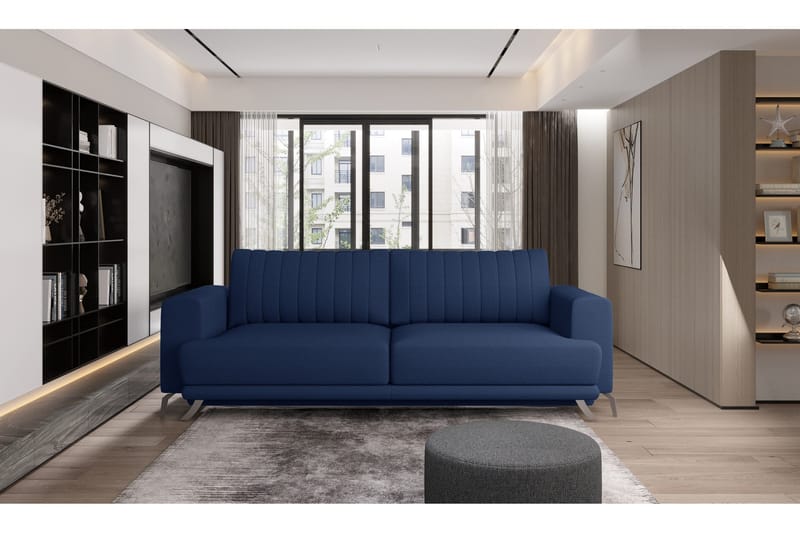 Jalissia 3-sits Soffa - Blå - Möbler - Soffa - 3 sits soffa