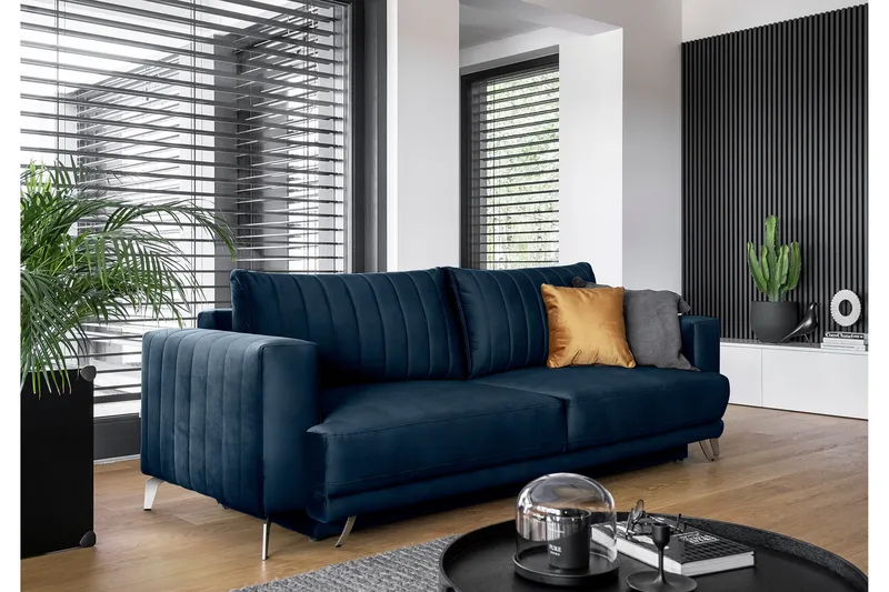 Jalissia 3-sits Soffa, Blå