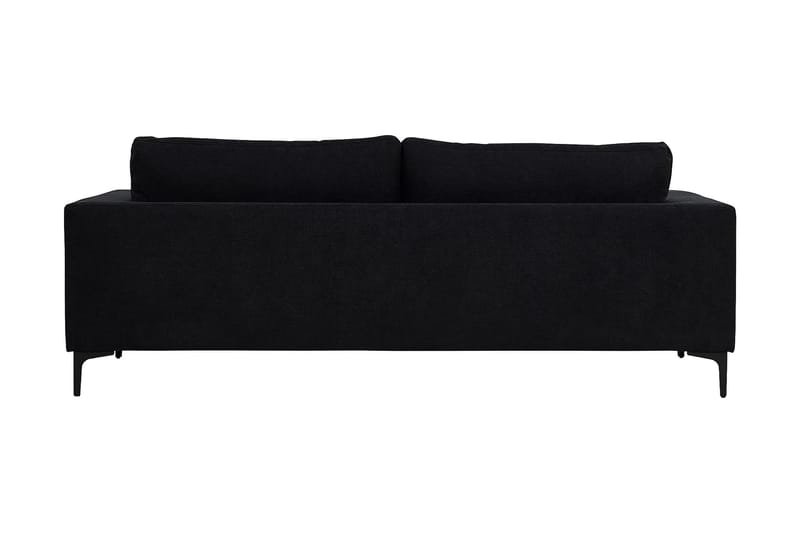 Johana 3-sits soffa - Svart - 3 sits soffa