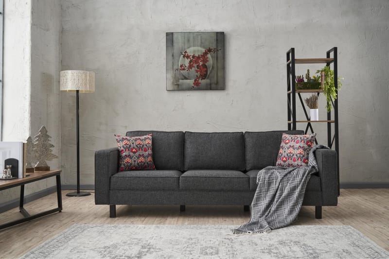 Kaletea Soffa 3-sits - Antracit - Möbler - Soffa - 3 sits soffa