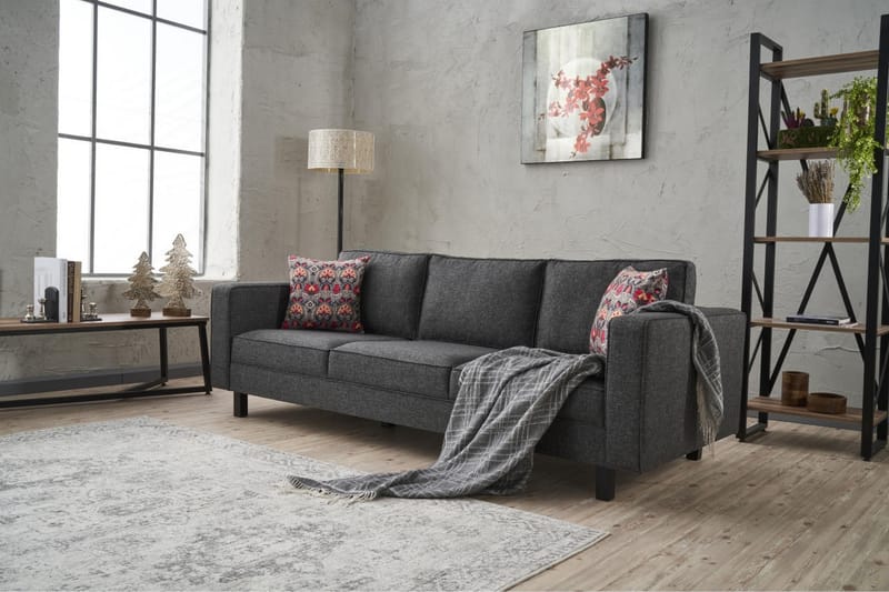 Kaletea Soffa 3-sits - Antracit - Möbler - Soffa - 3 sits soffa