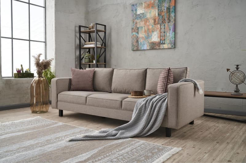 Kaletea Soffa 3-sits - Cream - Möbler - Soffa - 3 sits soffa