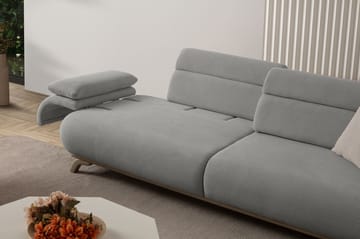 Kelnor 3-sits Soffa 246x81x97 cm - Grå - Möbler - Soffa - 3 sits soffa