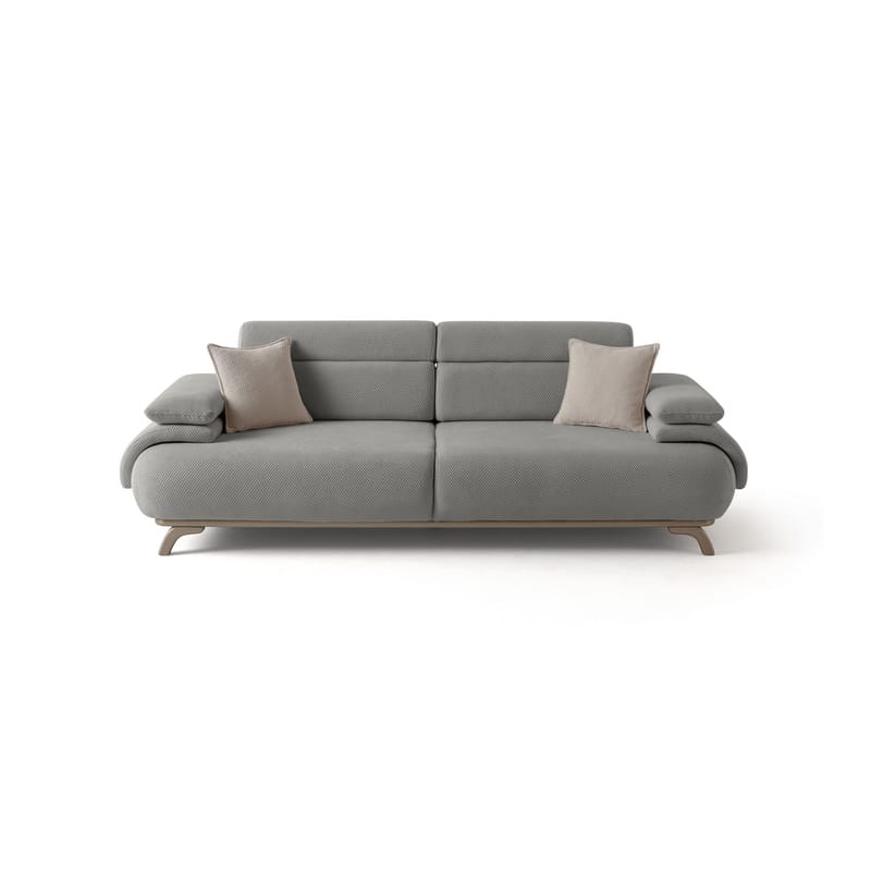 Kelnor 3-sits Soffa 246x81x97 cm - Grå - Möbler - Soffa - 3 sits soffa