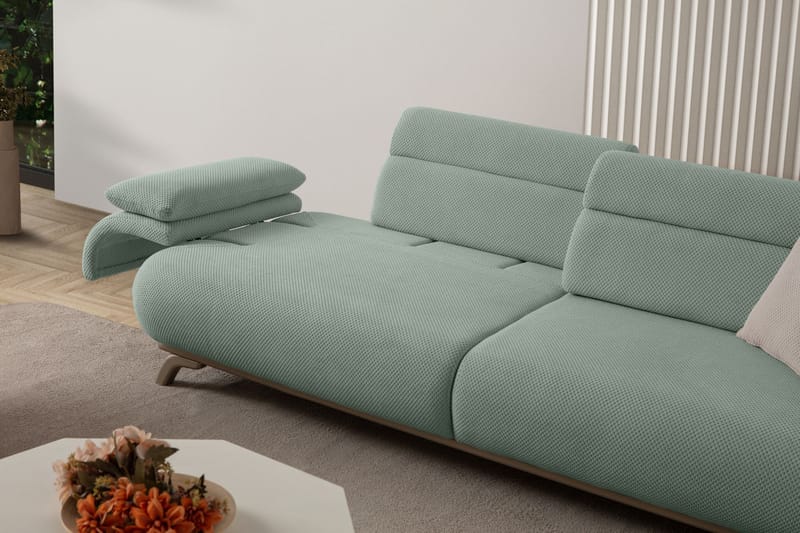 Kelnor 3-sits Soffa 246x81x97 cm - Havsgrön - Möbler - Soffa - 3 sits soffa