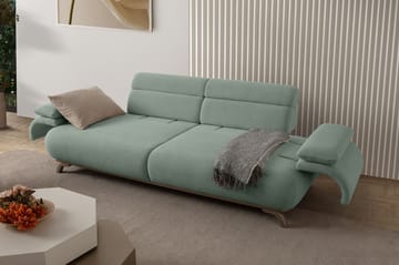 Kelnor 3-sits Soffa 246x81x97 cm - Havsgrön - Möbler - Soffa - 3 sits soffa
