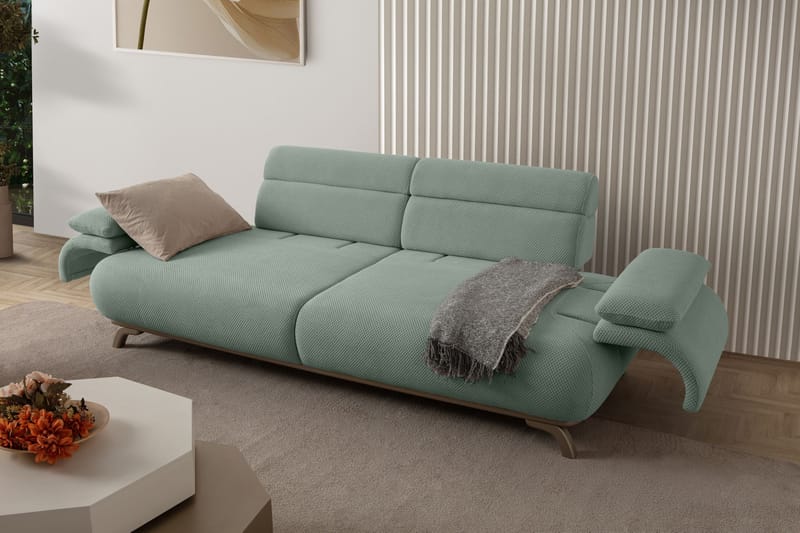 Kelnor 3-sits Soffa 246x81x97 cm - Havsgrön - Möbler - Soffa - 3 sits soffa