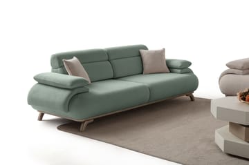 Kelnor 3-sits Soffa 246x81x97 cm - Havsgrön - Möbler - Soffa - 3 sits soffa