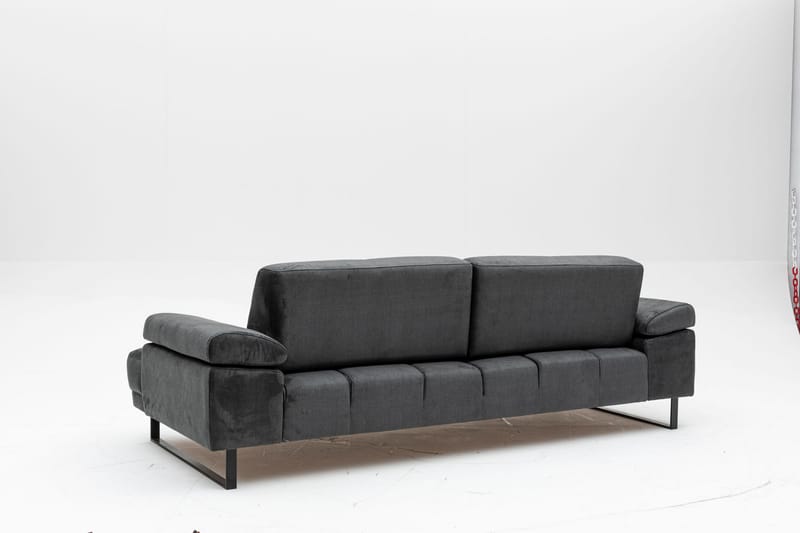 Kitimat Soffa 3-sits - Antracit - 3 sits soffa