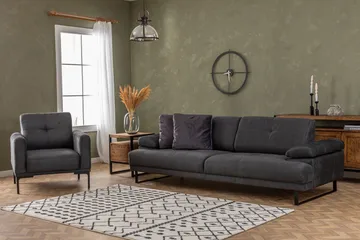 Kitimat Soffa 3-sits - Antracit - Möbler - Soffa - 3 sits soffa