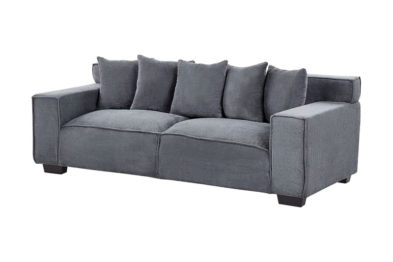 Lahall Manchestersoffa 200 cm - Grå - Möbler - Soffa - 3 sits soffa