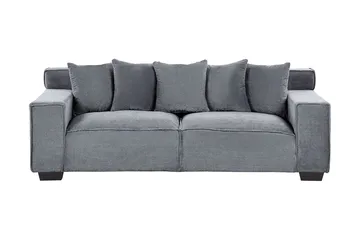 Lahall Manchestersoffa 200 cm - Grå - Möbler - Soffa - 3 sits soffa