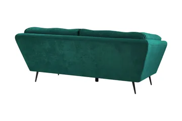 Lenvik 3-sits Soffa - Sammet/Grön - Möbler - Soffa - 3 sits soffa