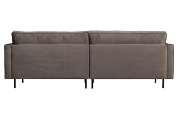 Lissbon 3-sits Sammetssoffa 275 cm - Beige - Möbler - Soffa - 3 sits soffa