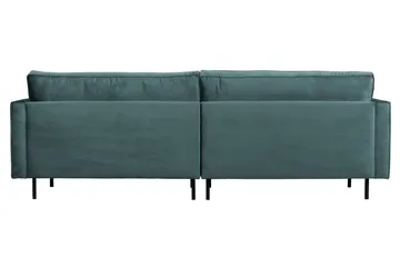 Lissbon 3-sits Sammetssoffa 275 cm - Blå|Grön - Möbler - Soffa - 3 sits soffa