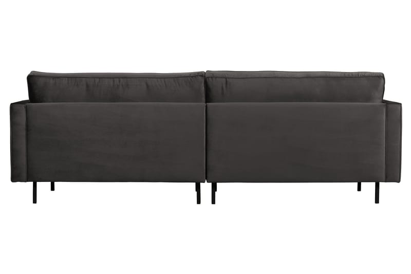 Lissbon 3-sits Sammetssoffa 275 cm - Grå - Möbler - Soffa - 3 sits soffa