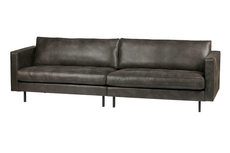 Lissbon 3-sits Soffa 275 cm i Konstläder - Mörkgrå - Möbler - Soffa - 3 sits soffa