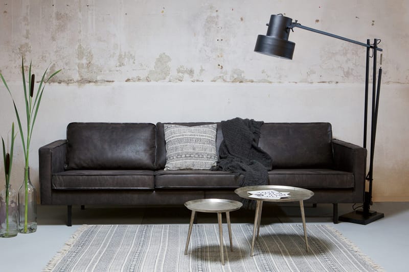 Lissbon 3-sits Soffa 277 cm i Läder - Antracit - Möbler - Soffa - 3 sits soffa