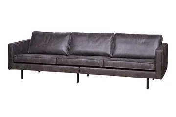 Lissbon 3-sits Soffa 277 cm i Läder - Antracit - Möbler - Soffa - 3 sits soffa