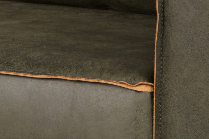 Lissbon 3-sits Soffa 277 cm i Läder - Grön - Möbler - Soffa - 3 sits soffa
