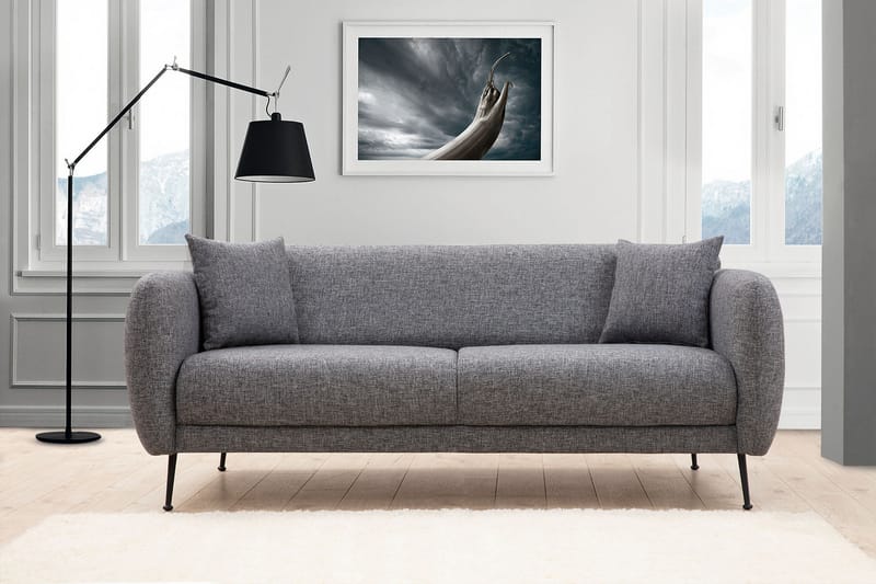 Longbush Soffa 3-sits - Grå - Möbler - Soffa - 3 sits soffa