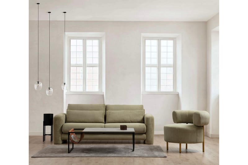 Makhan Soffa 3-sits - Grön - Möbler - Soffa - 3 sits soffa