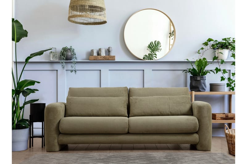 Makhan Soffa 3-sits - Grön - Möbler - Soffa - 3 sits soffa