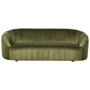 3-sits soffa Malung - Mörkgrön - Möbler - Soffa - Sammetssoffa