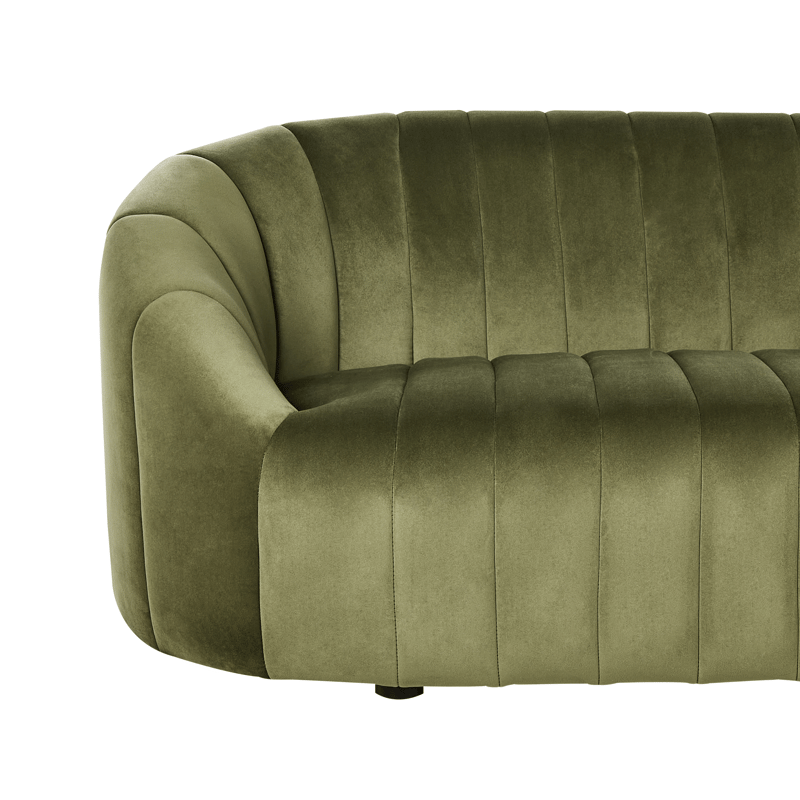 3-sits soffa Malung - Mörkgrön - Möbler - Soffa - Sammetssoffa