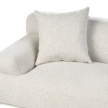 3-sits soffa Matila i Bouclé - Vit - Möbler - Soffa - 3 sits soffa