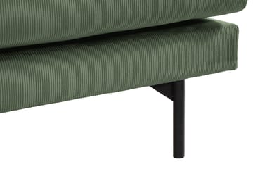 Menard 3-sits Djup Manchestersoffa - Grön - Möbler - Soffa - 3 sits soffa