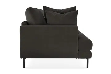 Menard 3-sits Djup Manchestersoffa - Mörkgrå - Möbler - Soffa - 3 sits soffa