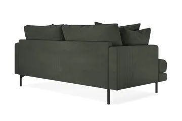 Menard 3-sits Djup Manchestersoffa - Mörkgrön - Möbler - Soffa - 3 sits soffa
